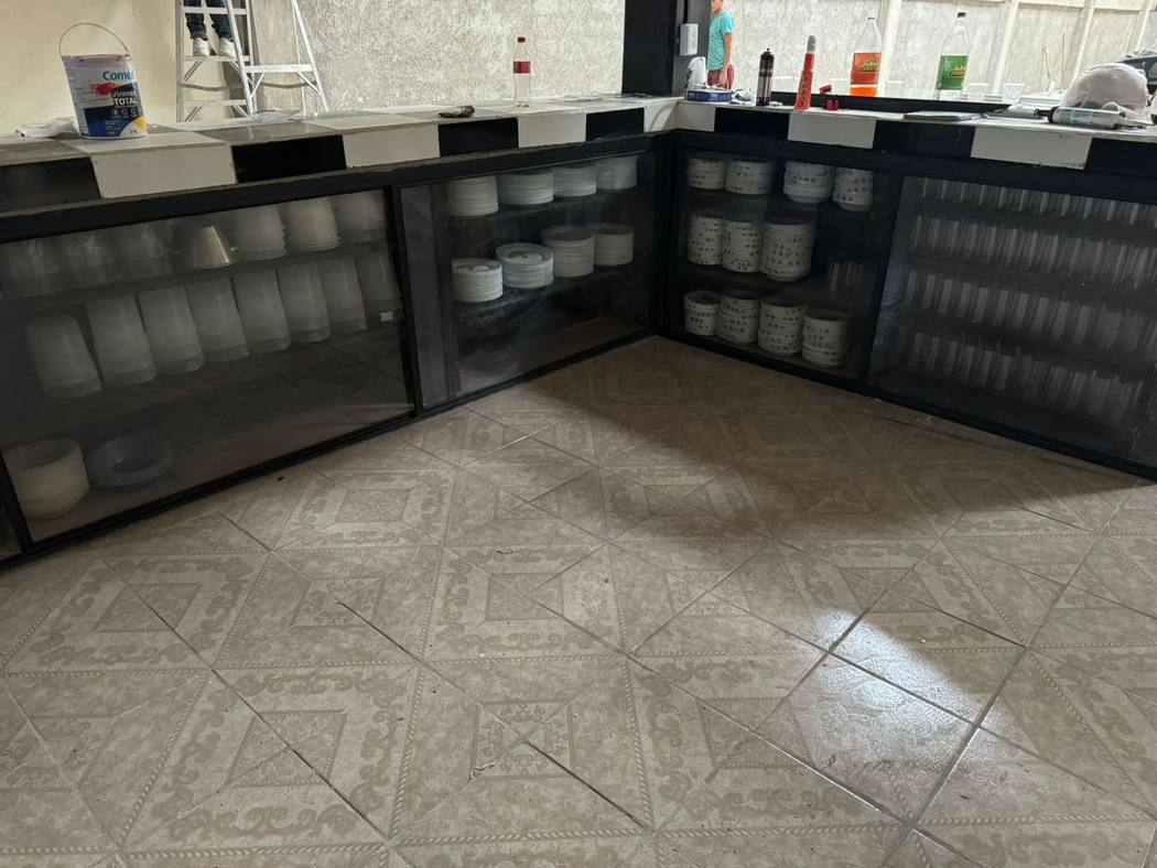 Barra para invitados dentro del salón