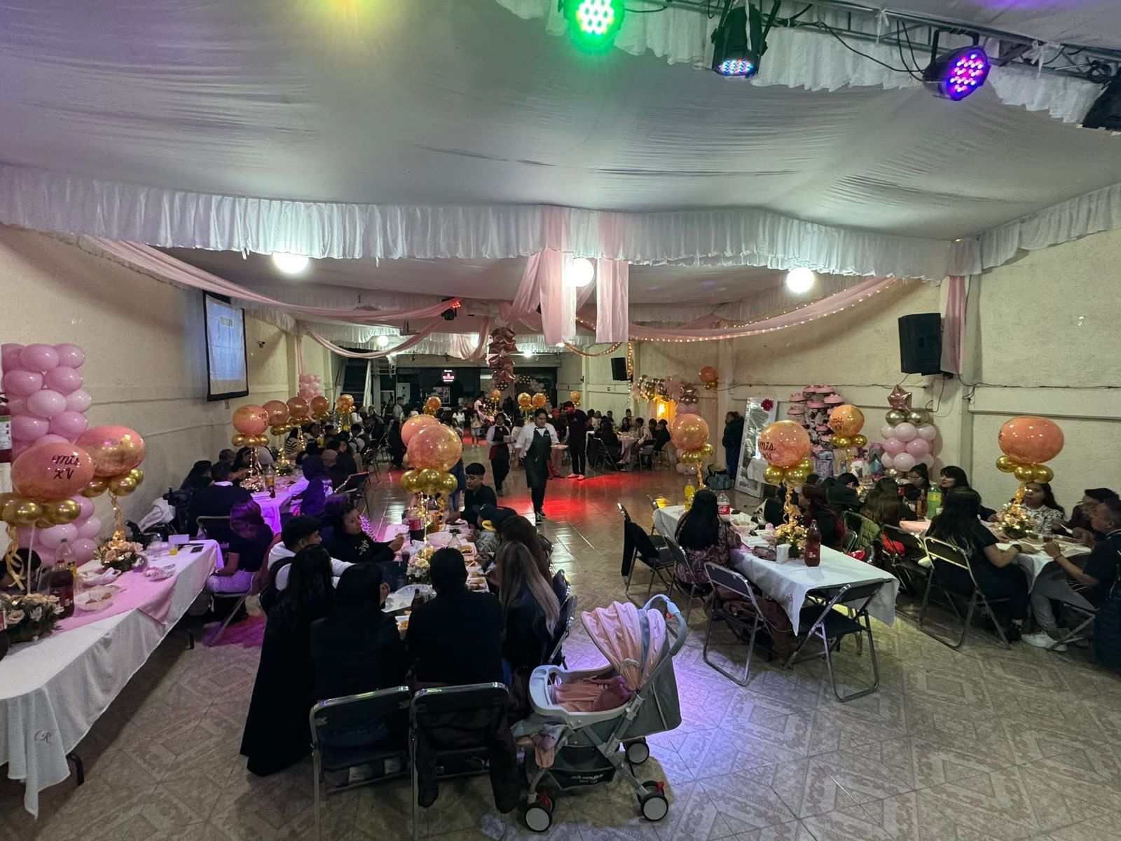 Banquete familiar para XV años